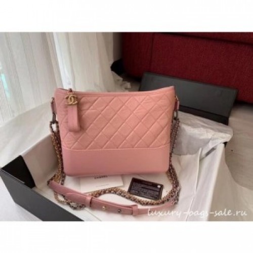 Chanel gabrielle hobo bag A93824 pink AQ01956