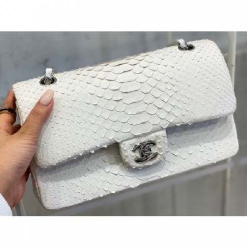 Chanel Python Classic Flap Medium Bag A1112 10 AQ01589