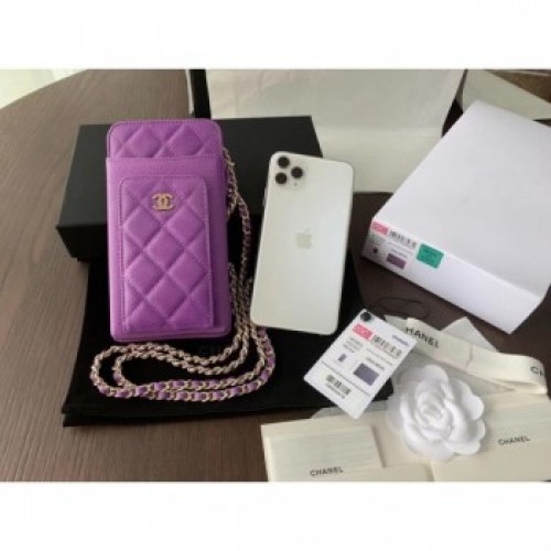 chanel caviar leather classic clutch with chain purple with golden hardware 2020 AQ00522