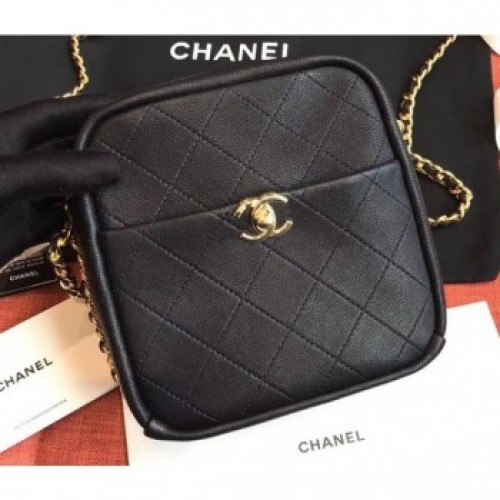 Chanel Casual Trip North/South Camera Case Bag AS0139 Black 2019 AQ01515