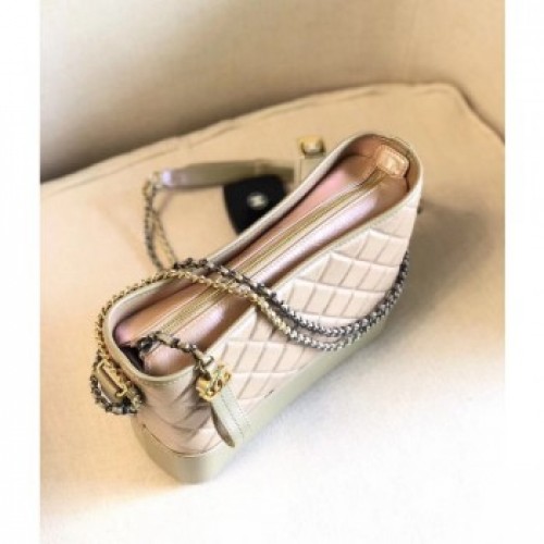 Chanel Iridescent Rainbow Gabrielle Medium Hobo Bag A93824 Pink Gold AQ01828 Chanel Iridescent Rainbow Gabrielle Medium Hobo Bag A93824 Pink Gold AQ01828