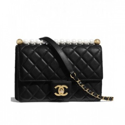 Chanel Flap Bag AS0585 Black AQ02142 Chanel Flap Bag AS0585 Black AQ02142
