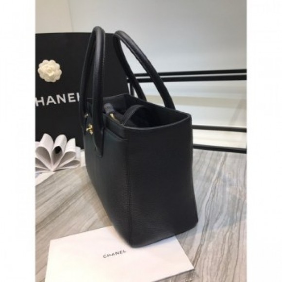 Chanel Calfskin & Gold-Tone Metal A91868 Black AQ00941 Chanel Calfskin & Gold-Tone Metal A91868 Black AQ00941