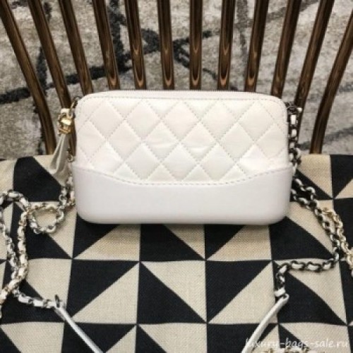 Chanel Gabrielle Clutch on Chain/Mini Bag A94505 White 2019 Collection AQ00728 Chanel Gabrielle Clutch on Chain/Mini Bag A94505 White 2019 Collection AQ00728