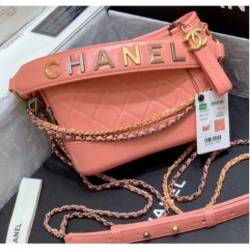 Chanel Samll CHANEL'S GABRIELLE Hobo Bag in Aged Calfskin AS0865 Pink 2020(Quality) Collection AQ01285 Chanel Samll CHANEL'S GABRIELLE Hobo Bag in Aged Calfskin AS0865 Pink 2020(Quality) Collection AQ01285