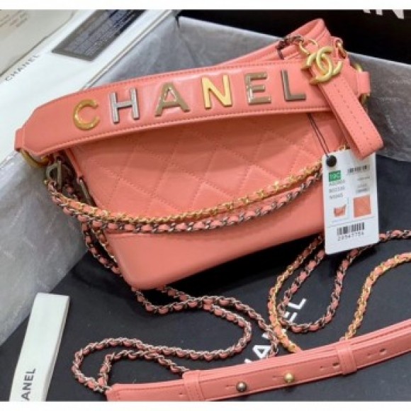 Chanel Samll CHANEL'S GABRIELLE Hobo Bag in Aged Calfskin AS0865 Pink 2020(Quality) Collection AQ01285 Chanel Samll CHANEL'S GABRIELLE Hobo Bag in Aged Calfskin AS0865 Pink 2020(Quality) Collection AQ01285