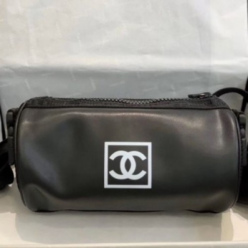 Chanel Vintage Large Roller Shoulder Bag AS6689 Black 2019 Collection AQ02102 Chanel Vintage Large Roller Shoulder Bag AS6689 Black 2019 Collection AQ02102