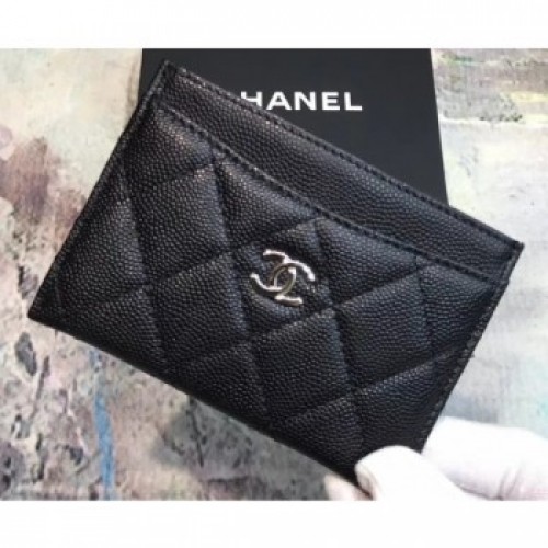 Chanel Caviar Leather Classic Card Holder A31510 Black AQ01890 Chanel Caviar Leather Classic Card Holder A31510 Black AQ01890