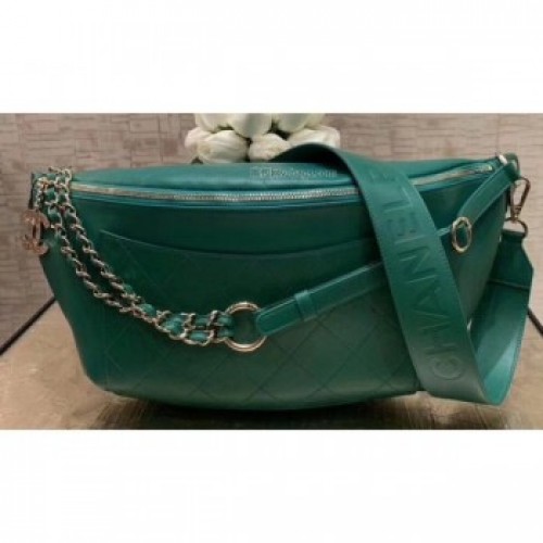 Chanel x Pharrell Capsule Collection Belt Waist Bag AS0620 Green 2019 AQ01284 Chanel x Pharrell Capsule Collection Belt Waist Bag AS0620 Green 2019 AQ01284