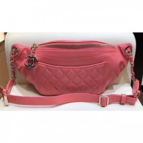 Chanel Waist Bag A57832 Dark Pink AQ01323