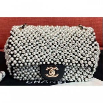 Chanel Pearls/Lambskin Mini Flap Bag AS0644 2019 AQ04246 Chanel Pearls/Lambskin Mini Flap Bag AS0644 2019 AQ04246