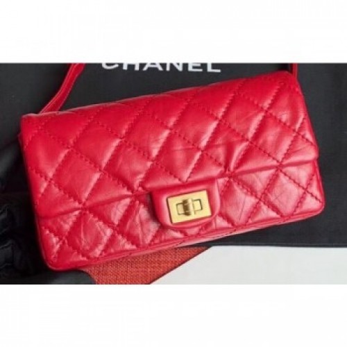 Chanel Aged Calfskin 2.55 Reissue Waist Bag A57791 Red 2019 AQ02616