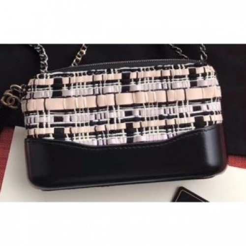 Chanel Woven Tweed Gabrielle Clutch with Chain A94505 2020 AQ02549