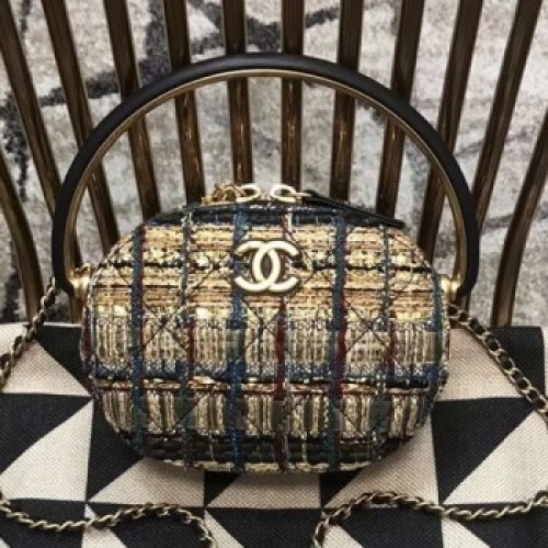 Chanel Tweed Camera Case AS0764 Gold/Black/Blue/Green 2019 Collection AQ03389 Chanel Tweed Camera Case AS0764 Gold/Black/Blue/Green 2019 Collection AQ03389