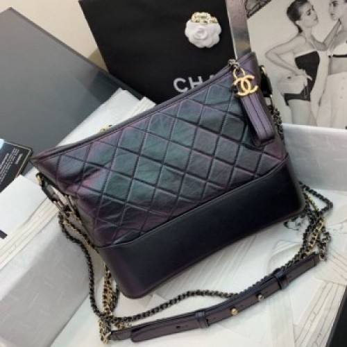 Chanel Iridescent Aged Calfskin Gabrielle Hobo Bag A93824 2019 Collection AQ01697 Chanel Iridescent Aged Calfskin Gabrielle Hobo Bag A93824 2019 Collection AQ01697