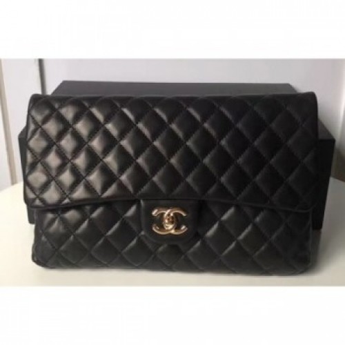 Chanel Lambskin Classic Quilted Clutch Bag A57650 Black 2018 AQ01966 Chanel Lambskin Classic Quilted Clutch Bag A57650 Black 2018 AQ01966