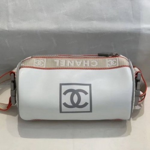 Chanel Vintage Small Roller Shoulder Bag AS6688 White 2019 Collection AQ00519 Chanel Vintage Small Roller Shoulder Bag AS6688 White 2019 Collection AQ00519