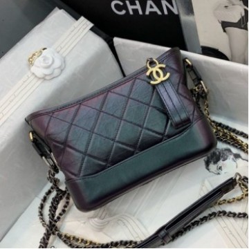 Chanel Small Iridescent Aged Calfskin Gabrielle Hobo Bag A91810 2019 Collection AQ01080 Chanel Small Iridescent Aged Calfskin Gabrielle Hobo Bag A91810 2019 Collection AQ01080