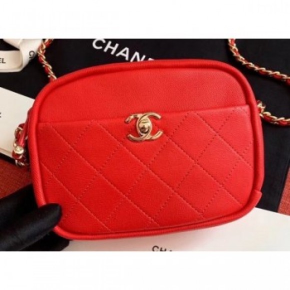 Chanel Casual Trip Small Camera Case Bag AS0137 Red 2019 AQ03151 Chanel Casual Trip Small Camera Case Bag AS0137 Red 2019 AQ03151