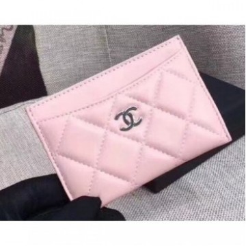 Chanel Lambskin Classic Card Holder A31510 Pink AQ03384 Chanel Lambskin Classic Card Holder A31510 Pink AQ03384