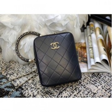Chanel Original Small Sheepskin camera bag AS1753 black AQ03146 Chanel Original Small Sheepskin camera bag AS1753 black AQ03146