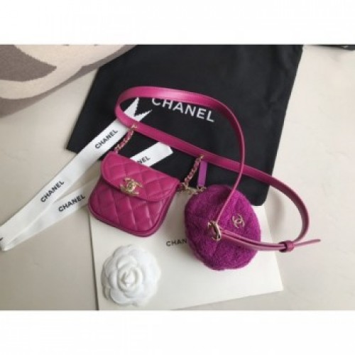 Chanel Waist Bag & Coin Purse AP0743 Fuchsia AQ04029 Chanel Waist Bag & Coin Purse AP0743 Fuchsia AQ04029
