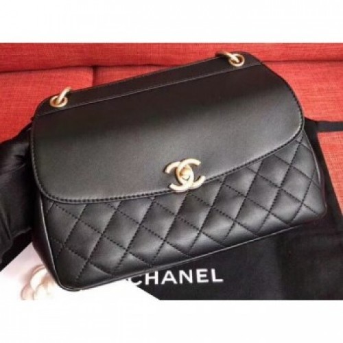 Chanel Lambskin/Calfskin Waist Bag AS0419 Black 2019 AQ01621 Chanel Lambskin/Calfskin Waist Bag AS0419 Black 2019 AQ01621