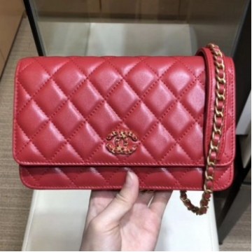 Chanel Quilted Lambskin Wallet on Chain WOC AP0724 Red 2019 Collection AQ02833 Chanel Quilted Lambskin Wallet on Chain WOC AP0724 Red 2019 Collection AQ02833