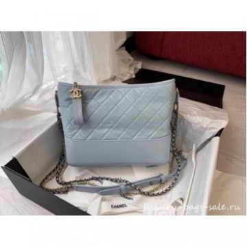 Chanel gabrielle hobo bag A93824 light blue AQ03751 Chanel gabrielle hobo bag A93824 light blue AQ03751