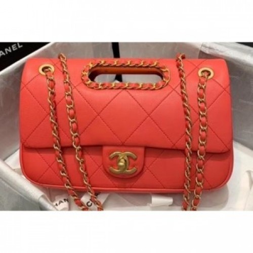 Chanel Chain Small Flap Bag AS1466 Red 2020 AQ00826 Chanel Chain Small Flap Bag AS1466 Red 2020 AQ00826