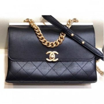 Chanel Coco Luxe Small Flap Bag A57086 Black 2018 AQ03051 Chanel Coco Luxe Small Flap Bag A57086 Black 2018 AQ03051