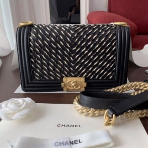 Chanel Boy Chanel Handbag A67086 Black 2019 Collection AQ02847