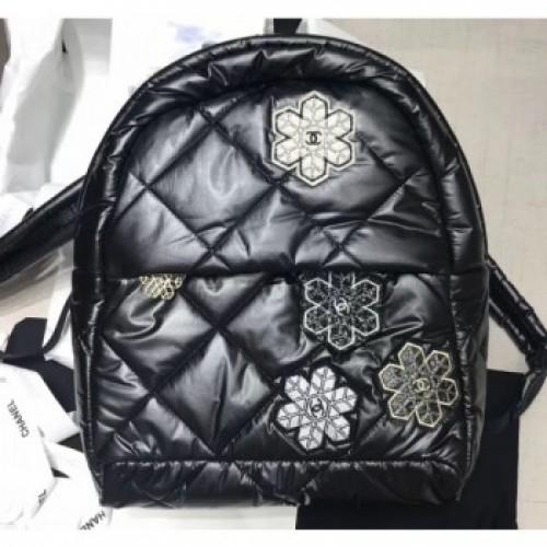 Chanel Mixed Fibers Cocoon Backpack Bag AS1025 Black 2019 AQ02327 Chanel Mixed Fibers Cocoon Backpack Bag AS1025 Black 2019 AQ02327