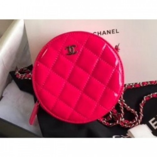 Chanel Round Classic Clutch with Chain Bag AP0245 Patent Fuchsia 2020 AQ01570 Chanel Round Classic Clutch with Chain Bag AP0245 Patent Fuchsia 2020 AQ01570