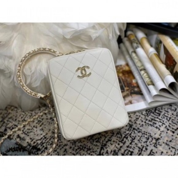 Chanel Original Small Sheepskin camera bag AS1753 white AQ03993 Chanel Original Small Sheepskin camera bag AS1753 white AQ03993