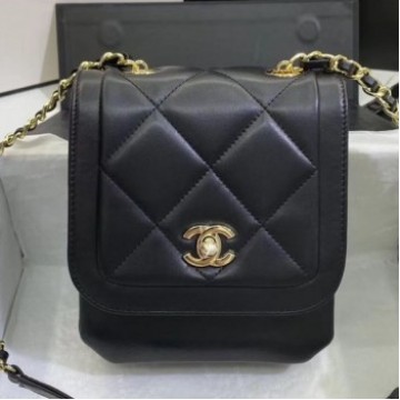 Chanel Quilted Lambskin Vertical Flap Bag AS1895 Black 2020 Collection AQ02331 Chanel Quilted Lambskin Vertical Flap Bag AS1895 Black 2020 Collection AQ02331