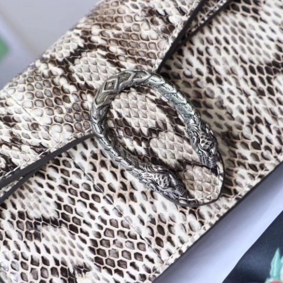 Natural Dionysus Super Mini Snakeskin Bag