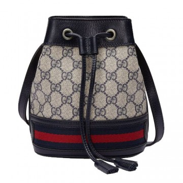 Ophidia GG mini bucket bag Beige blue Ophidia GG mini bucket bag Beige blue