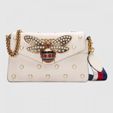 White Broadway Mini Shoulder Bag White Broadway Mini Shoulder Bag