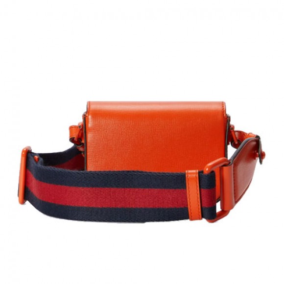 G*u*i 1955 horsebit mini bag orange leather