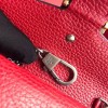 Red Dionysus Super Mini Leather Bag