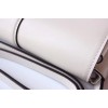White Small Arli Leather Shoulder Bag