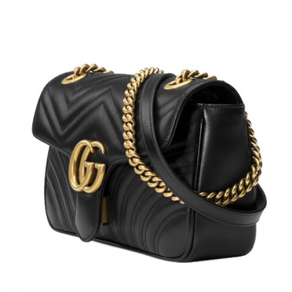 GG Marmont small shoulder bag Black