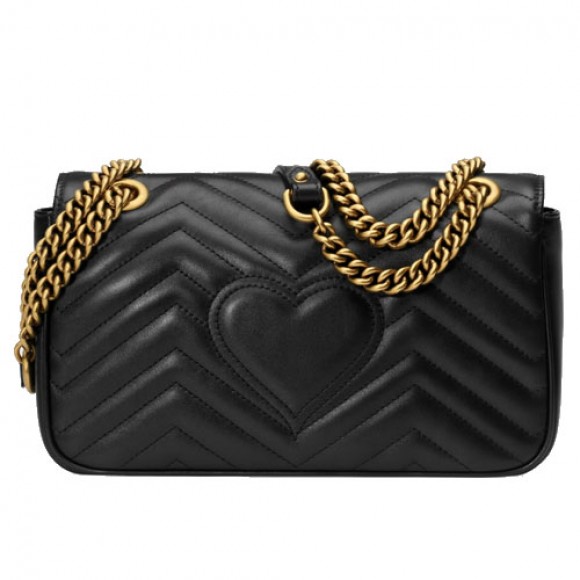 GG Marmont small shoulder bag Black