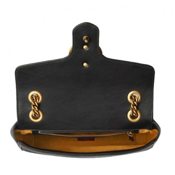 GG Marmont small shoulder bag Black