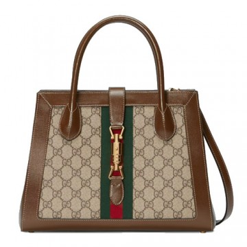 Jackie 1961 medium tote bag Beige and ebony GG Jackie 1961 medium tote bag Beige and ebony GG
