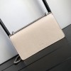 Dionysus Small Shoulder Bag In White Leather