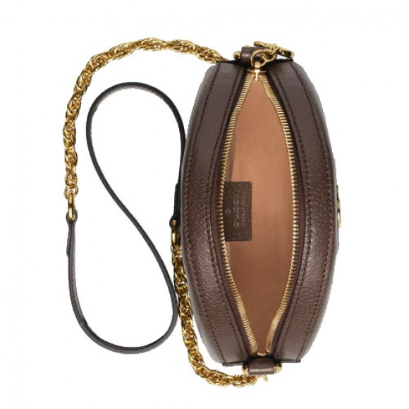 Ophidia GG mini round shoulder bag