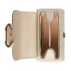 Gucci Horsebit 1955 mini bag Beige and white GG