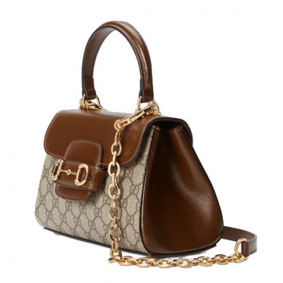 G*u*i horsebit 1955 mini bag light brown